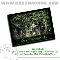 Woodsball Poster