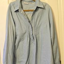Light Chambray Tunic- New York & Co, XL