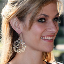 Vintage Silver Lace Earrings
