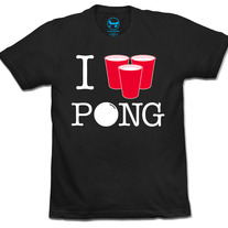 I Love/Pong (Black)