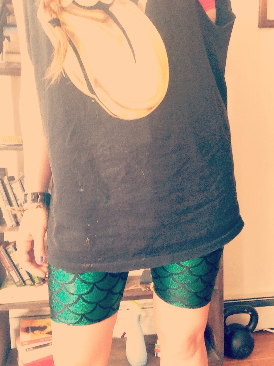 mermaid biker shorts