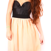 Chiffon maxi skirt