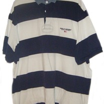 Ralph Lauren Polo Sport Rugby Shirt - Blue/Cream