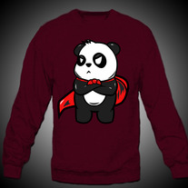 Maroon Supa Panda Crewneck