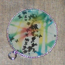 Butterfly Bezel Pendant 