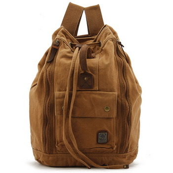 Camping canvas duffle backpacks | bucket laptop pack
