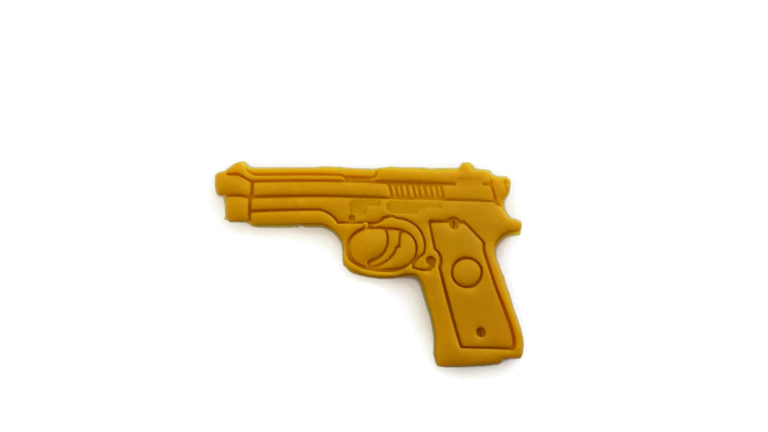 3D Printed Beretta Handgun cookie cutter on Storenvy
