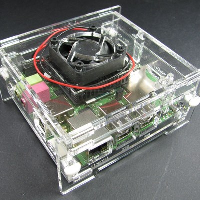 Odroid-x/odroid-x2 enclosure with fan mount