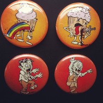 Cupcakes & Zombies - Buttons
