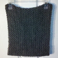 Grey Hand-Knit Cowl