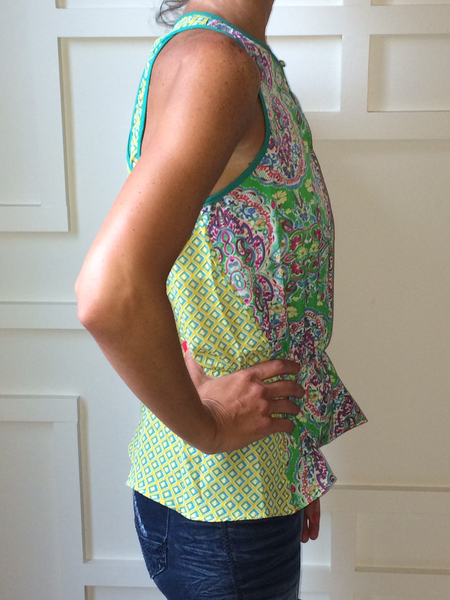 Mixed Print Blouse on Storenvy