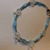 Blue Cats Eye Bracelet