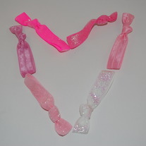 Valentines Set- 5 No-Crease Hair Ties