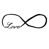 Infinity + Love 2 (4") | Vinyl Decal Sticker