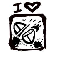 I Love Fruit Ninja | Vinyl Decal Sticker