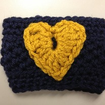 Navy Blue and Mustard Cozy