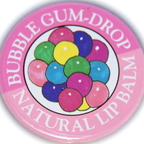Candy Kisses Bubble Gum Drop Natural Lip Balm