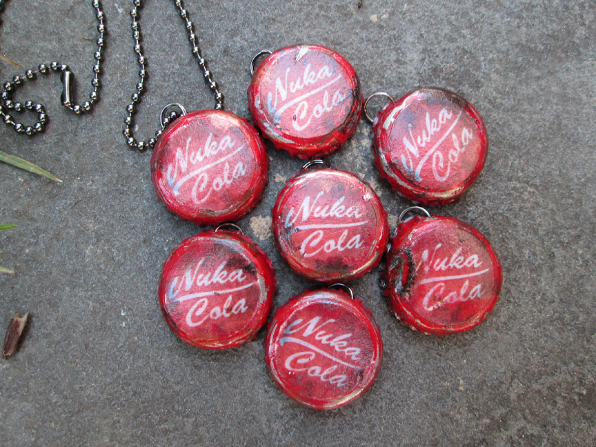 Nuka Cola Bottle Cap Charms on Storenvy
