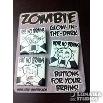 Zombies Button Set