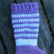Infant leg warmer booties
