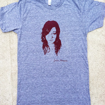 Jesse Face T Shirt - Heather Grey