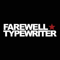 Farewell Typewriter star logo men's T-shirt