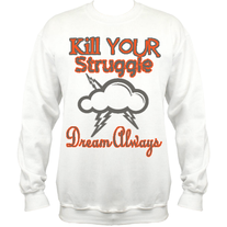 Kill Your Stuggle Full white/orange