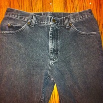 Men's Black Stonewashed Jeans
