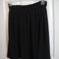 Joe Benbasset Black Polka Dot Skirt L