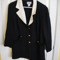 Gemini Black Blazer Sz 18
