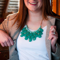 Crystal Mint Necklace