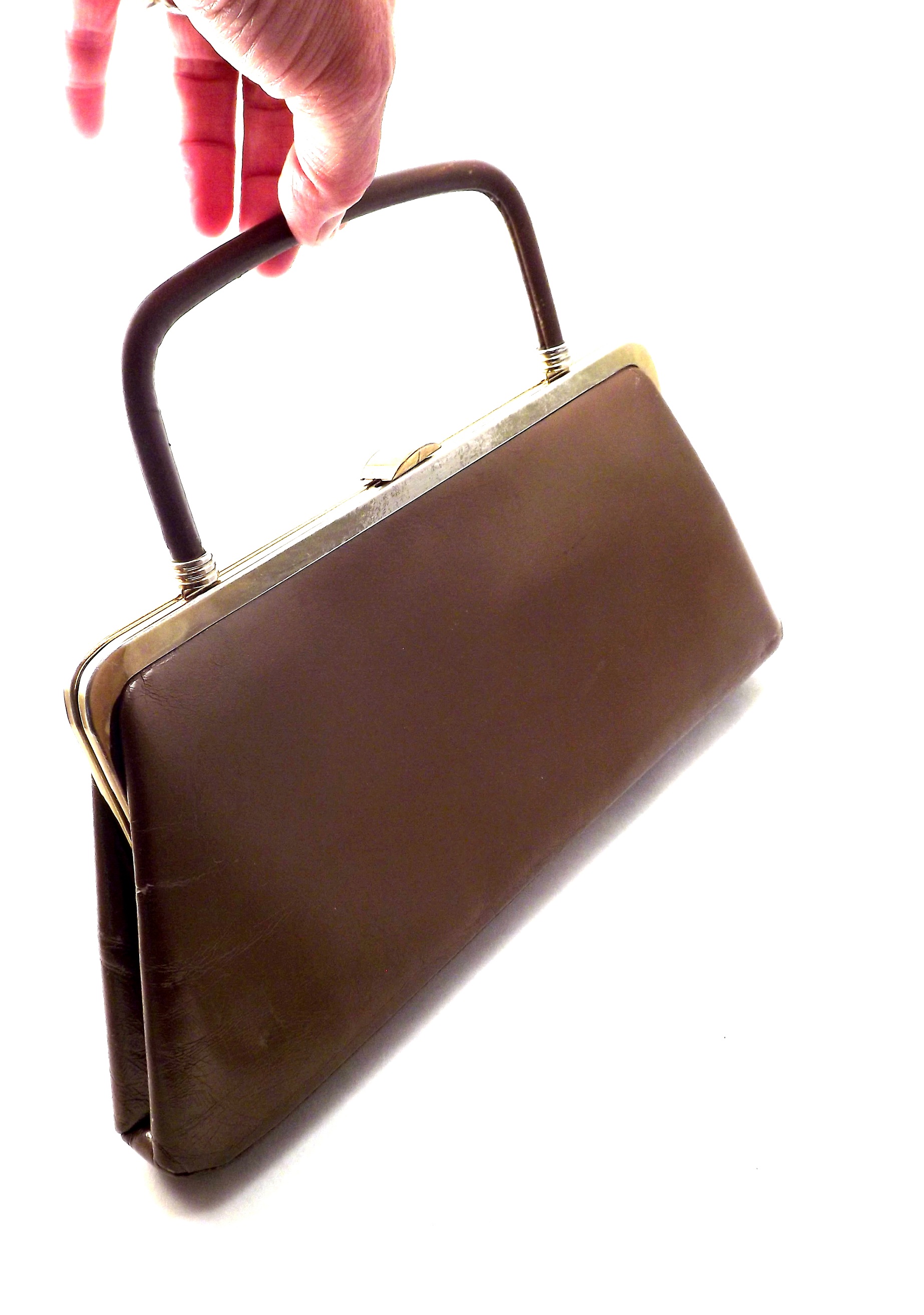 Copper Clutch Purse, Womens Vintage Brown Clutch by Designer Block · Don't U Want Me Vintage