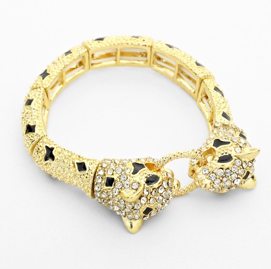 Jaguar Head Bracelet Gold on Storenvy