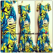 "LEMON MARTINI" MERMAID DRESS