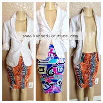 "PUCCI PARTY" PENCIL SKIRT