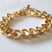 Gold Chain bracelet - L