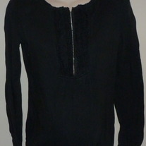 Black Long Sleeve Shirt-Liz Lange Maternity Size XS  CLTE2