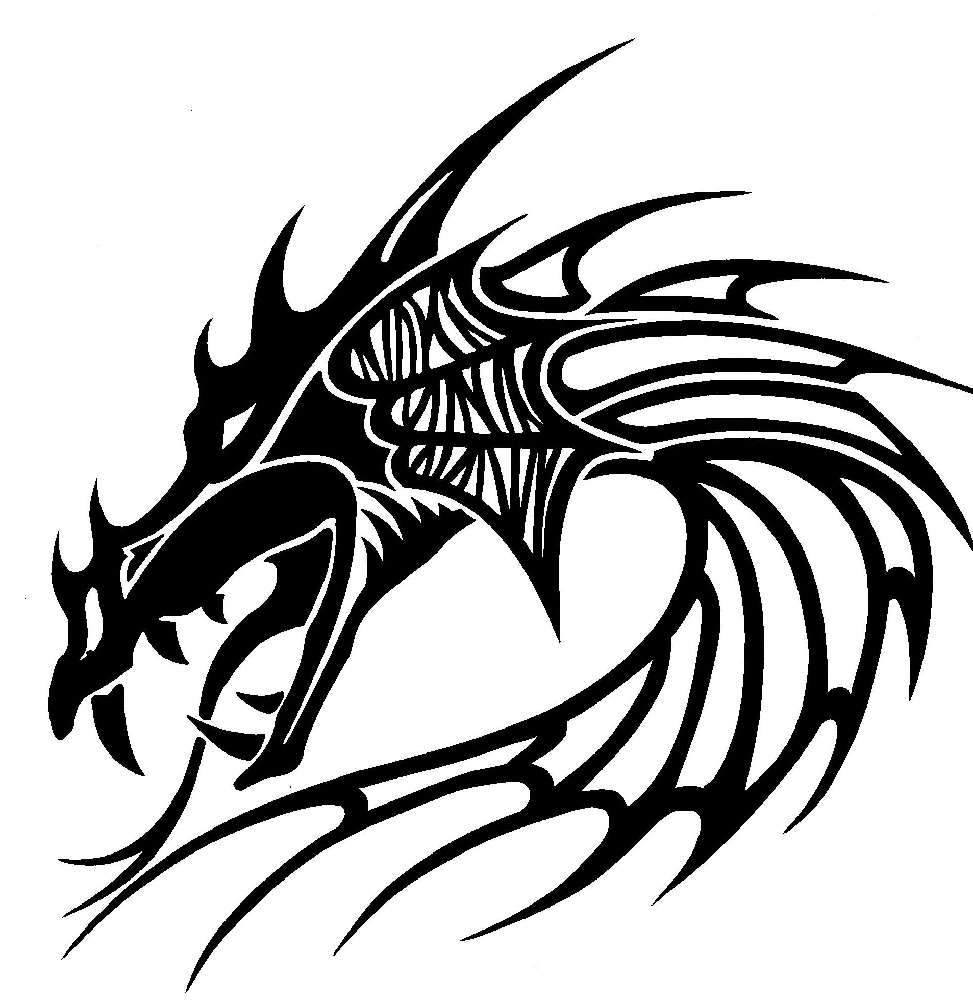 6" Dragon Decal on Storenvy