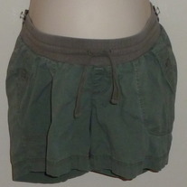 Green Shorts-Motherhood Maternity Size Large  0202132