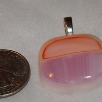 Pink and Peach Pendant