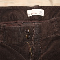 Old Navy Wide Leg Corduroy Trousers