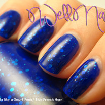 Sort of looks like a... Blue French Horn