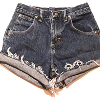 Wrangler denim high waist shorts