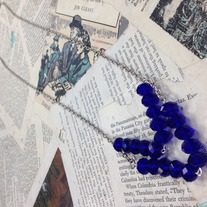 Bead and Chain Chevron Necklace *other colors available 