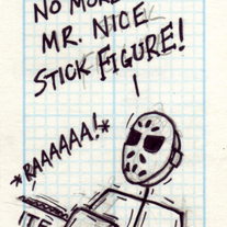 Sketch Card: Chainsaw Intermission