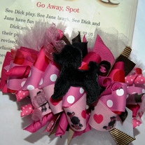 Pinky Poodle Funky Loopy Hair Bow