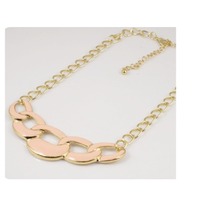 Pink chain necklace