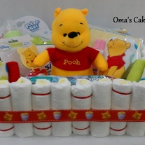 Pooh Diaper Basket