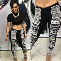 Aztec leggings