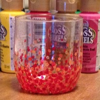 Glass Tumbler-Red
